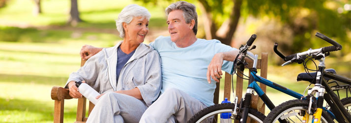 Chiropractic Olathe KS Active Elderly Couple