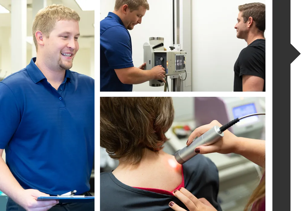 Chiropractor Olathe KS Devin Morton With Patients Chiropractor Olathe KS Devin Morton With Patients