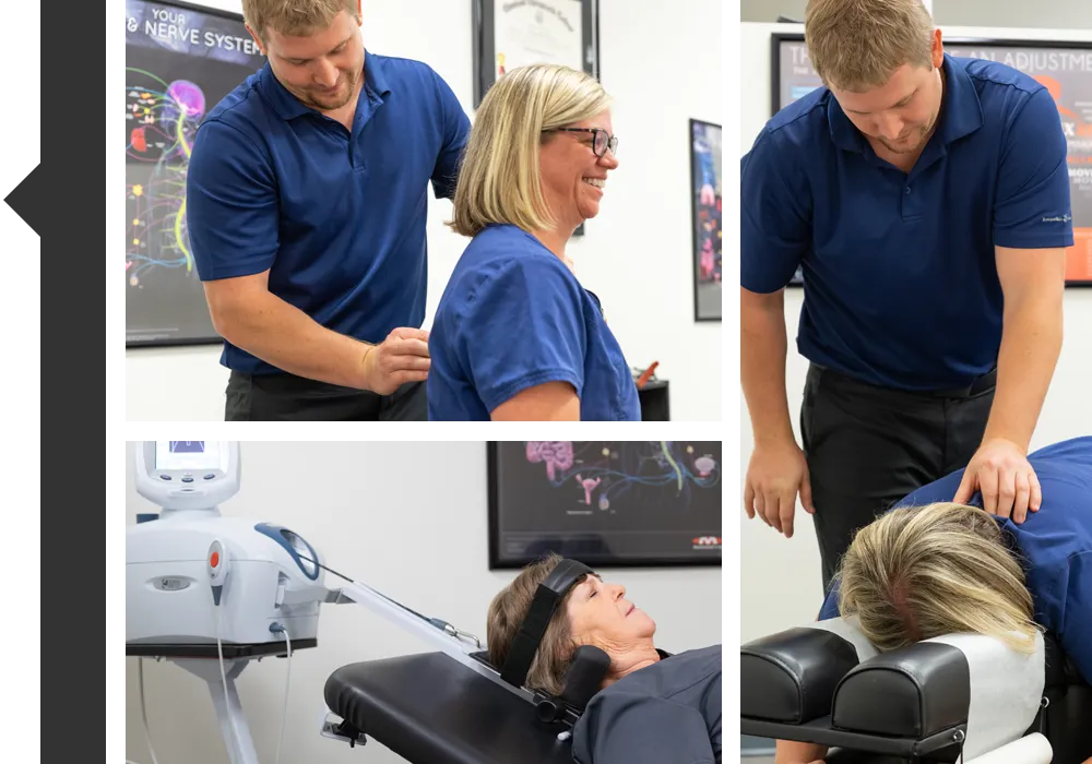 Chiropractor Olathe KS Devin Morton With Patients Chiropractor Olathe KS Devin Morton With Patients