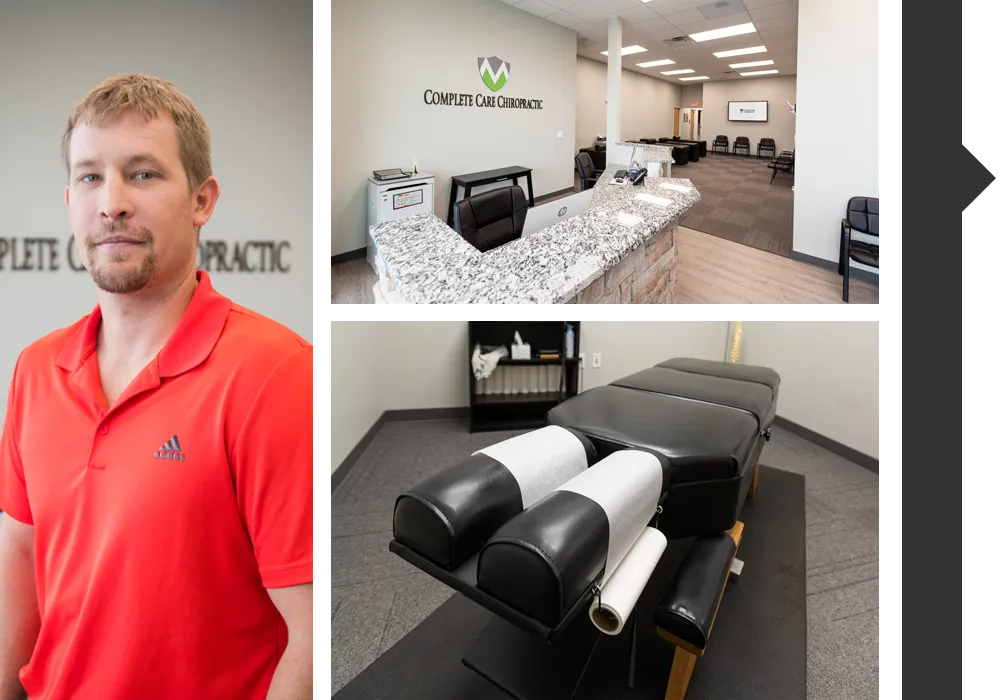 Chiropractor Olathe KS Devin Morton Office Collage